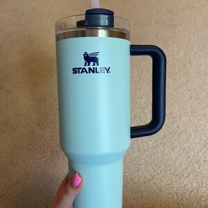 Stanley 40oz tumbler two tone blue
